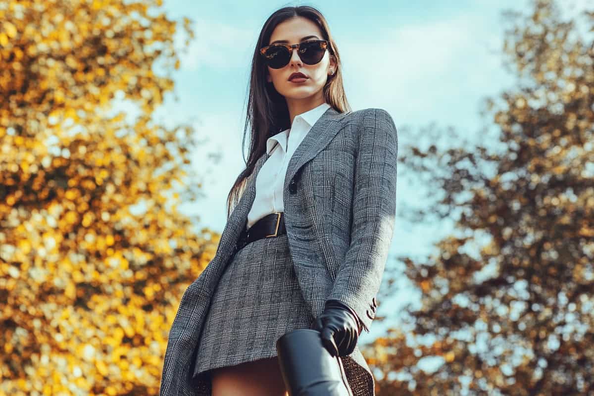 How to Style a Plaid Blazer