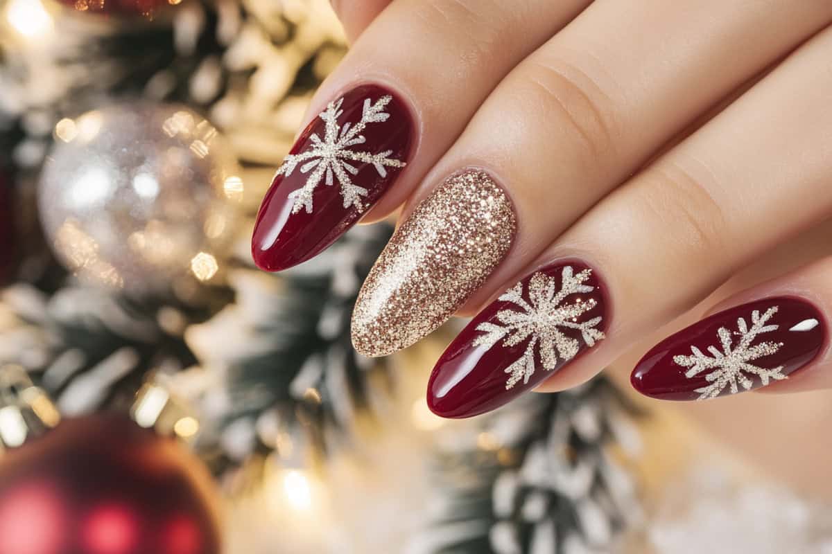 21 Cute Christmas Nails (Holiday Nail Ideas)